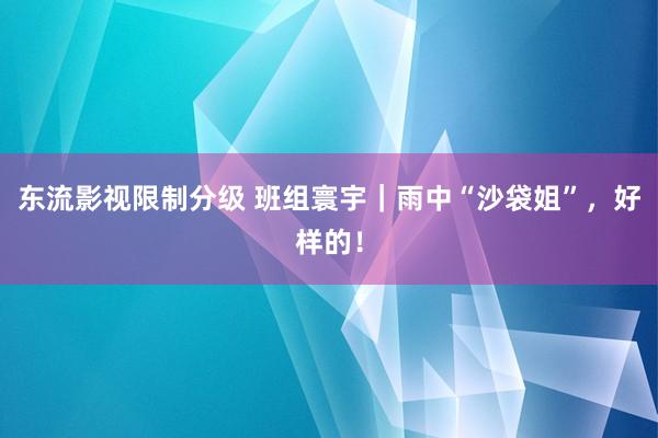 东流影视限制分级 班组寰宇｜雨中“沙袋姐”，好样的！