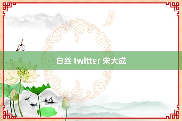 白丝 twitter 宋大成